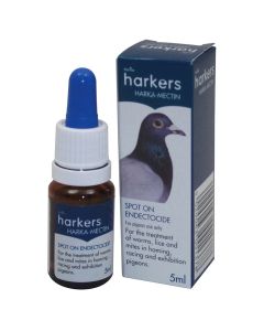 Harkers Harka-Mectin Treatment for the Control of Worms, Lice and Mites in Pigeons - 5ml