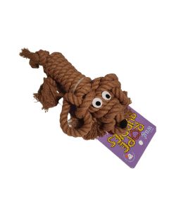 Henry Wag Rope Buddy Dog Toy - Small - Chestnut Brown - Dog