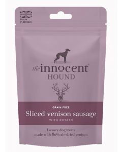 The Innocent Hound Sliced Venison Sausage Treats - 70g