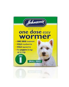 Johnson's Veterinary Easy Wormer One Dose For Dogs