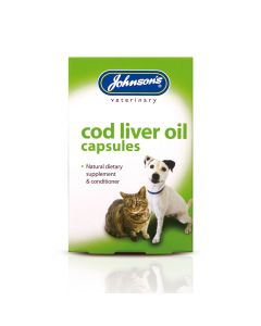 Johnson's Veterinary Cod Liver Oil Capsules - Pack of 40