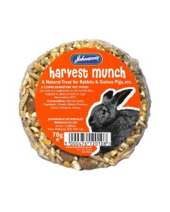 Johnson's Veterinary Harvest Munch for Rabbits/Guinea Pig - 70g