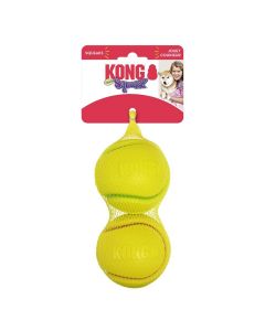 KONG Squeezz Tennis - Medium x 2 Pack