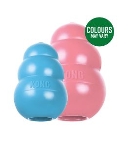 KONG Puppy Classic Dog Toy - X Small - Pink/Blue