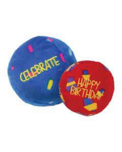 Kong Occasions Birthday Balls - Medium - Pack of 2