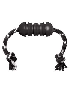 Kong Extreme Dental With Rope - Medium - Black