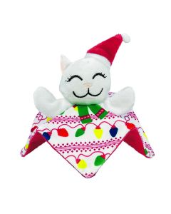KONG Christmas Holiday Cat Crackles Santa Kitty