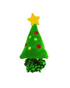 KONG Christmas Holiday Cat Crackles Christmas Tree