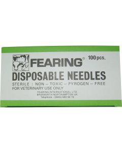 Needles Disposable - 20 Gauge X 1/2 X 100 Pack