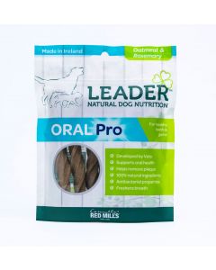 Leader Oral Pro Dog Dental Sticks - 130g - Oatmeal & Rosemary