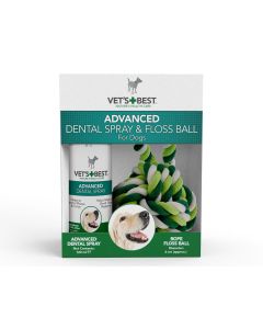 Vets Best Dental Pocket Spray & Floss Ball - 120ml