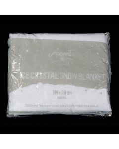 Premier Ice Crystal Snow Blanket Decorative Snow - 3m x 38cm