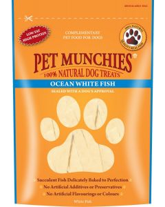 Pet Munchies Ocean White Fish - 100g - Fish - Pack of 8