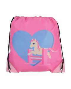 Little Rider Show Pony Drawstring Bag - Cameo Pink