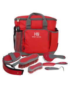 Hy Sport Active Complete Grooming Bag - Rosette Red - One Size