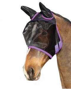 Hy Equestrian Mesh Half Mask with Ears