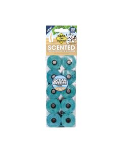 Bags On Board Scented Dog Poo Refill Rolls - Ocean Breeze - 10 x 14 Bags