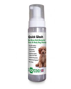 Aqueos Quick Wash No Rinse Dog Shampoo - 200ml