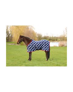 StormX Original Fleece Rug - Thelwell Collection - Navy/Red/White - 7'3"