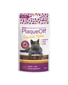 PlaqueOff Dental Bites for Cats - 60g