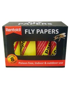 Rentokil Fly Papers - 12 x 8 Pack