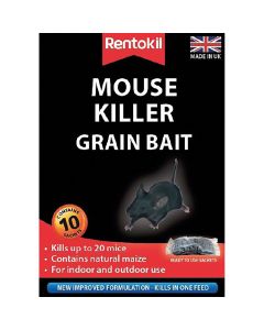 Rentokil Mouse Killer Grain Bait - 10 Sachets
