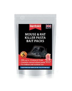 Rentokil Mouse & Rat Killer Pasta Bait - Pack of 5