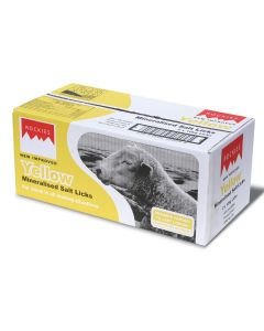 Rockies Yellow Cattle Salt Lick - 10kg - Pack of 2