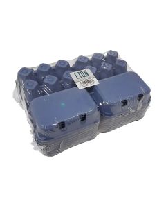 Eton Egg Box Plain Flat Top - Blue - Pack of 20