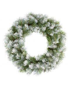 Premier Snow Tips Christmas Wreath - 50cm