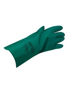 Gloves Nitrile Gauntlet - Green