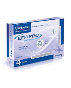 Effipro Spot On For Medium Dogs 10 - 20Kg - 4 Pipettes