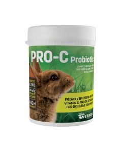 Vetark Pro-C Probiotic for Rabbits & Small Mammals - 100g