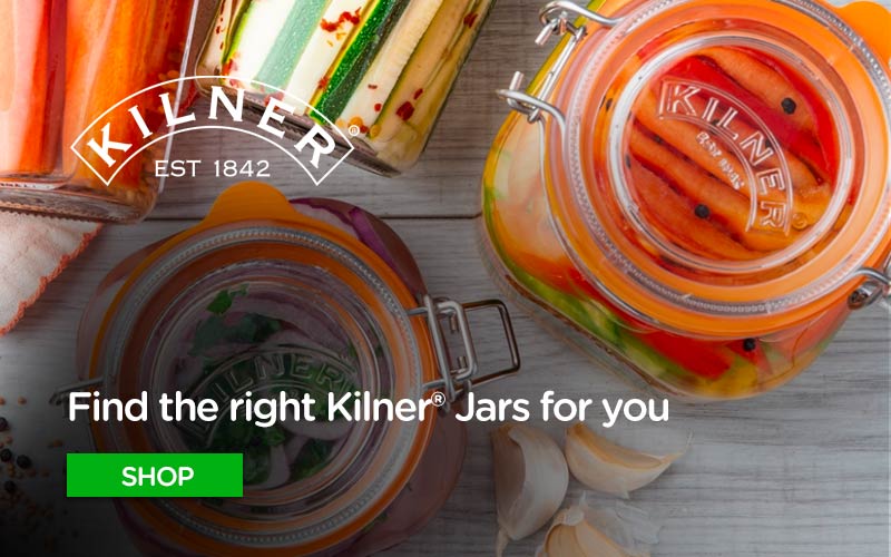Kilner jars and glassware